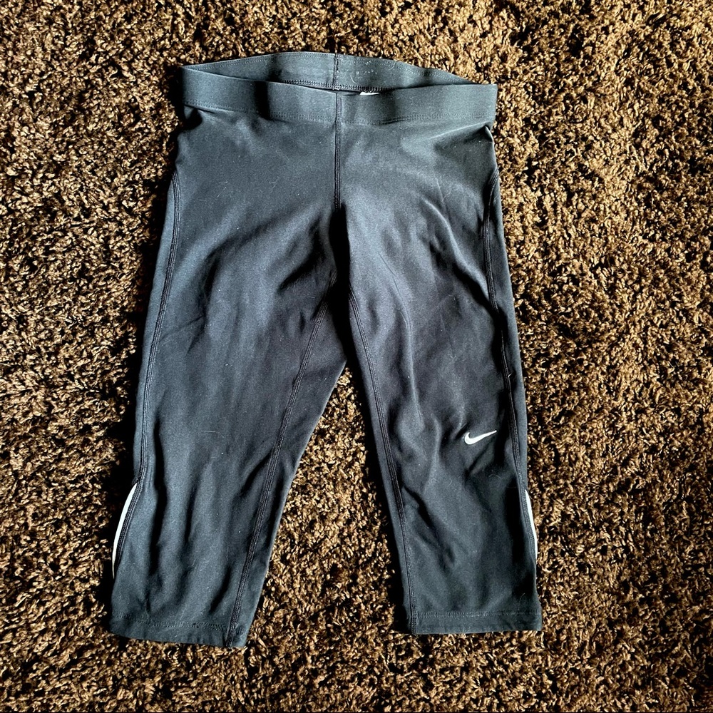 Nike Dri-Fit Running Capris in size small black
